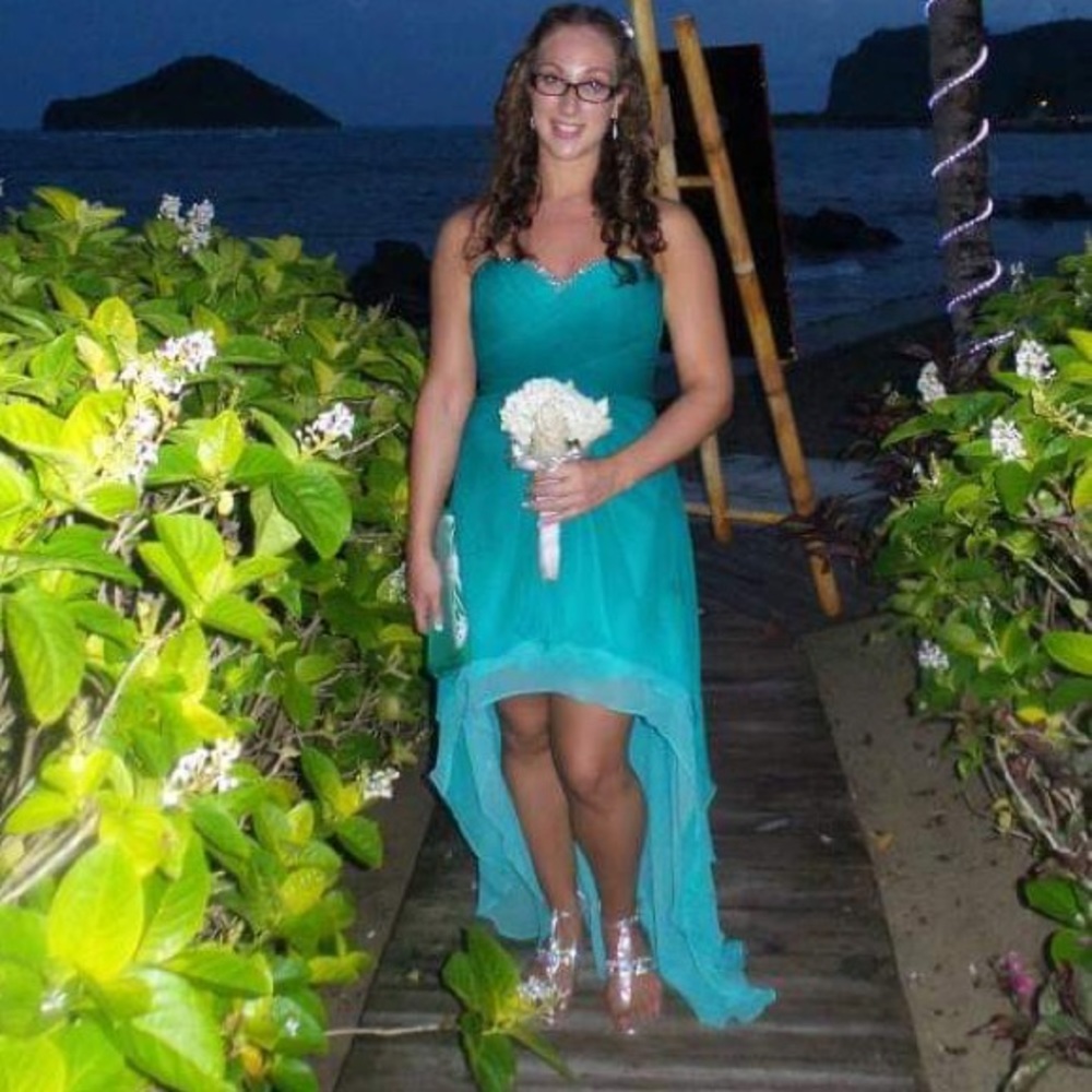 La femme high- low dress